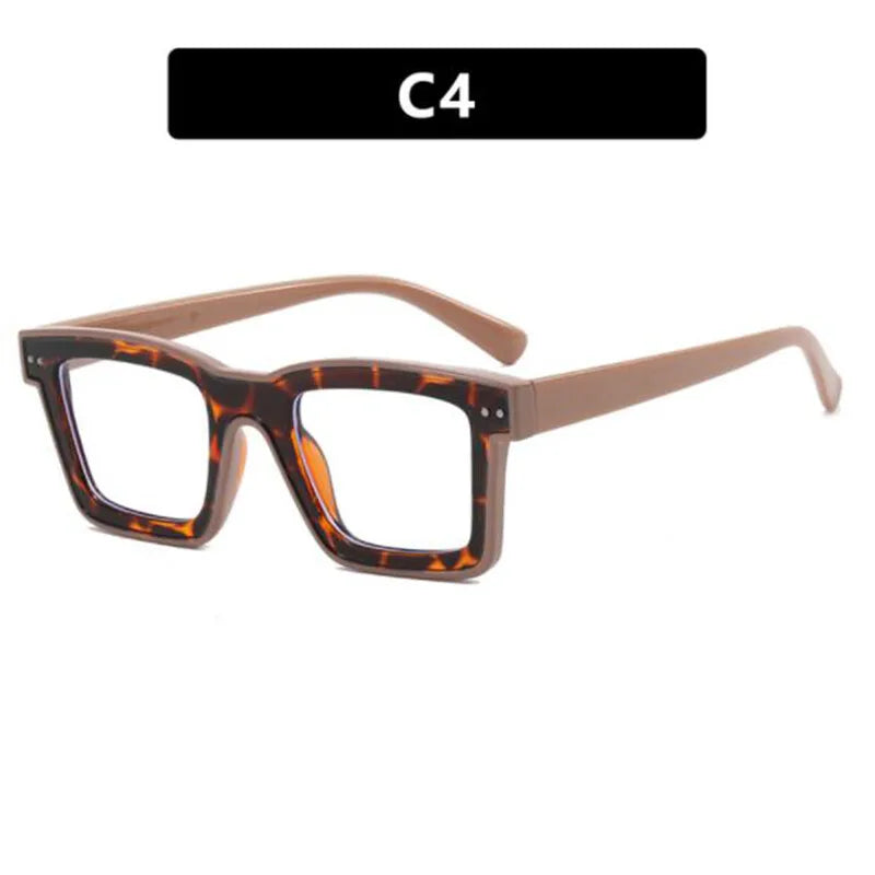 TR90 Vintage Square Anti Blue Light Reading Glasses Prescription Glasses Frame For Men Women Optical Glasses Presbyopic Eyewear