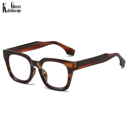 2024 New TR90 Rectangle Black Frame Reading Glasses Ultralight Anti Blue Light Presbyopic Glasses Eyewear Readers
