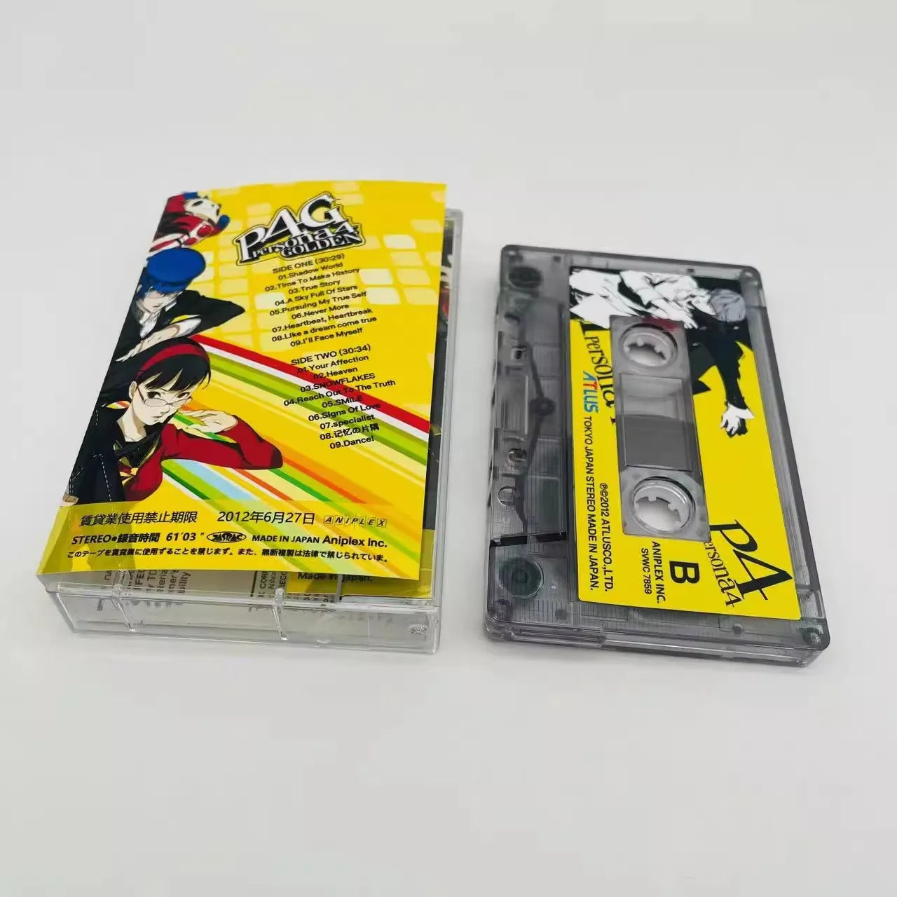 Game PERSONA Shoji Meguro Music Tape Greatest Hits OST Album 3pcs Cassettes Cosplay Walkman Recorder Soundtracks Box Party Music