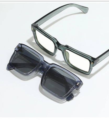 KOCOLIOR New Brand Design Square Board Anti Blue Light Reading Glasses for Men and Women Retro Glasses with Diopter 0 to+6.0