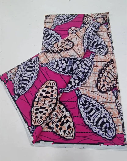 Ankara Wax Fabric 2024 High Quality African Wax Print Fabric 100% Cotton African Guaranteed Veritable Real Wax For Dresses
