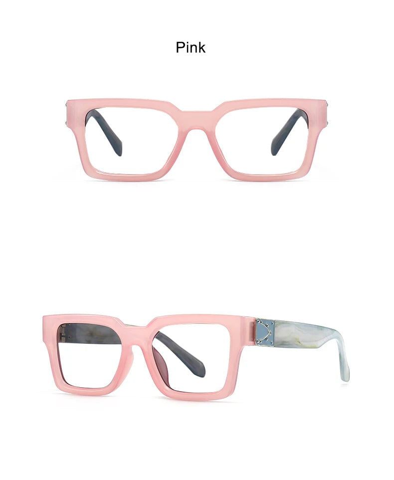 Luxury Designer Blue White Reading Glasses Women Men Computer Goggles Filter Blue Light Eyeglasses Magnifier Diopter +0.5 +6.0