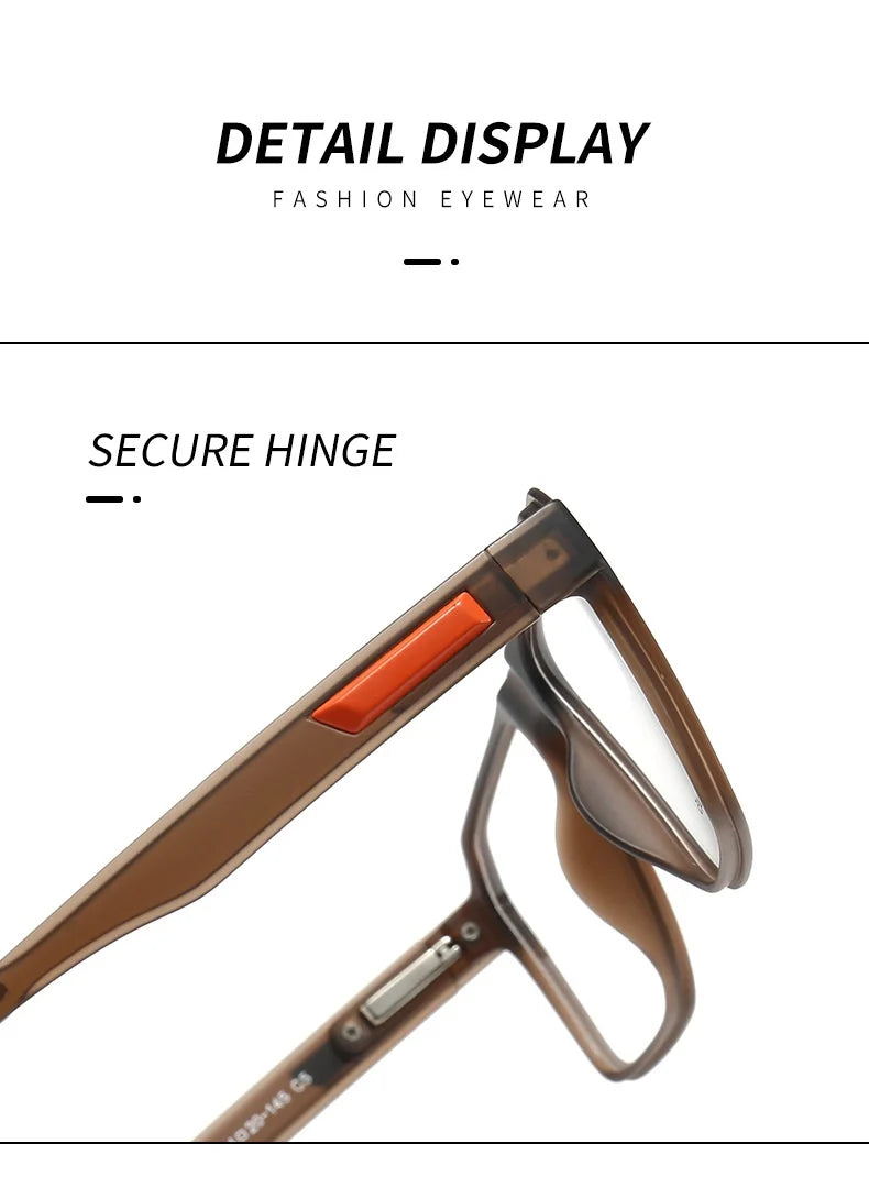 2024 New Sports Glasses Fashion Square Cycling Men's Glasses Frame Ultra-light  Optical Prescription Eyeglass Frame Women 6810