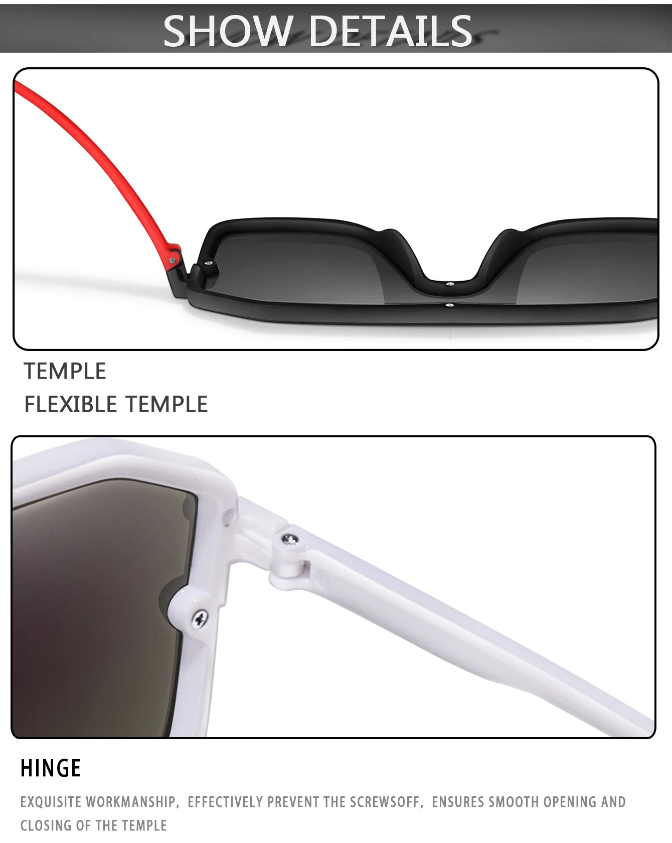 Rivet Lens Fishing Sunglasses for Men and women Fashion Casual Oversize Goggles with UV Protection for Hiking Golf, Beach