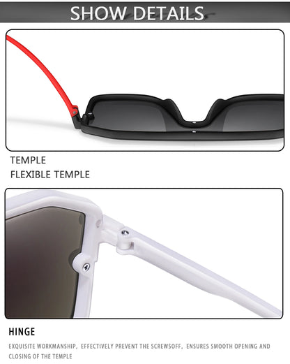 Rivet Lens Fishing Sunglasses for Men and women Fashion Casual Oversize Goggles with UV Protection for Hiking Golf, Beach