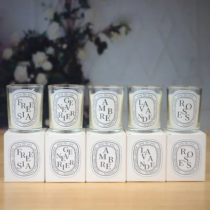 Transparent Romantic Aromatherapy Candle Lamp Gift Aromatherapy Candle Guest Gift Candle Wedding Candle Candle Jar