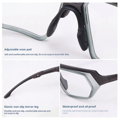 MOMOJA Cycling Glasses Integrated Windproof Goggles Football Badminton Basketball Men and Women Sports Prescription Glasses T11