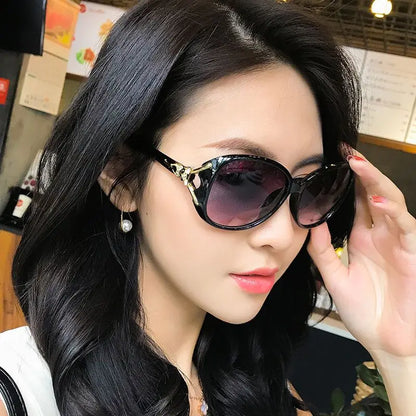 New Vintage Big Frame Sunglasses Woman Vintage Brand Travel Classic Sun Glasses Female Fashion Retro Eyewear UV400