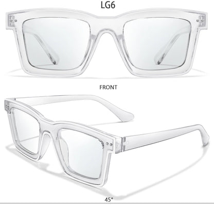 3 Pairs Fashion Casual Sunglasses For Women Large Transparent Shades Eyewear Daily Outfit shopping Selfie Hiking Travel Beach