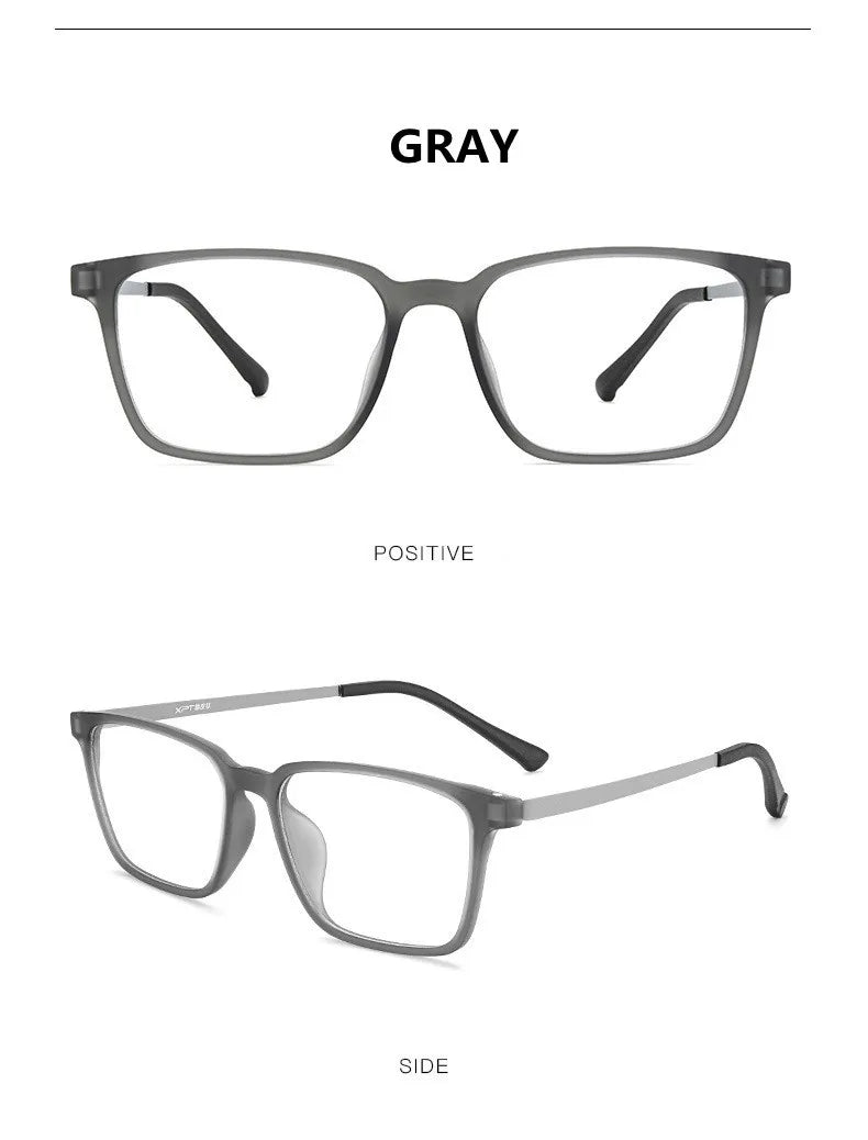 Ultralight Pure Titanium Photochromic Reading Glasses for Men Anti Blue Light Presbyopia Eyeglasses Resin Lens+0.5 0.75 1.75 2.5