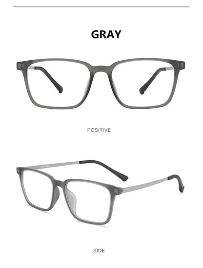 Ultralight Pure Titanium Photochromic Reading Glasses for Men Anti Blue Light Presbyopia Eyeglasses Resin Lens+0.5 0.75 1.75 2.5