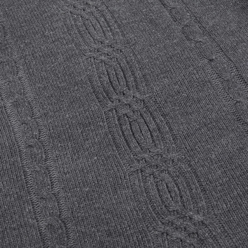 Autumn and Winter Men's Warm Sweater Long Sleeve Turtleneck Sweater Retro Knitted Sweater Pullover Sweater