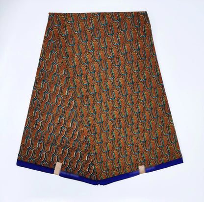 2025 Newest Ankara Real Wax Fabric Guaranteed Veritable African Wax Print Pagne Fabric 100% Cotton 6 Yards Ghana Style Dresses