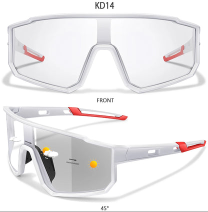 Photochromic Sunglasses New Style Brand Men Women Comfortable Windproof Cycling Glasses for Bicycle MTB Bike Running Fishing
