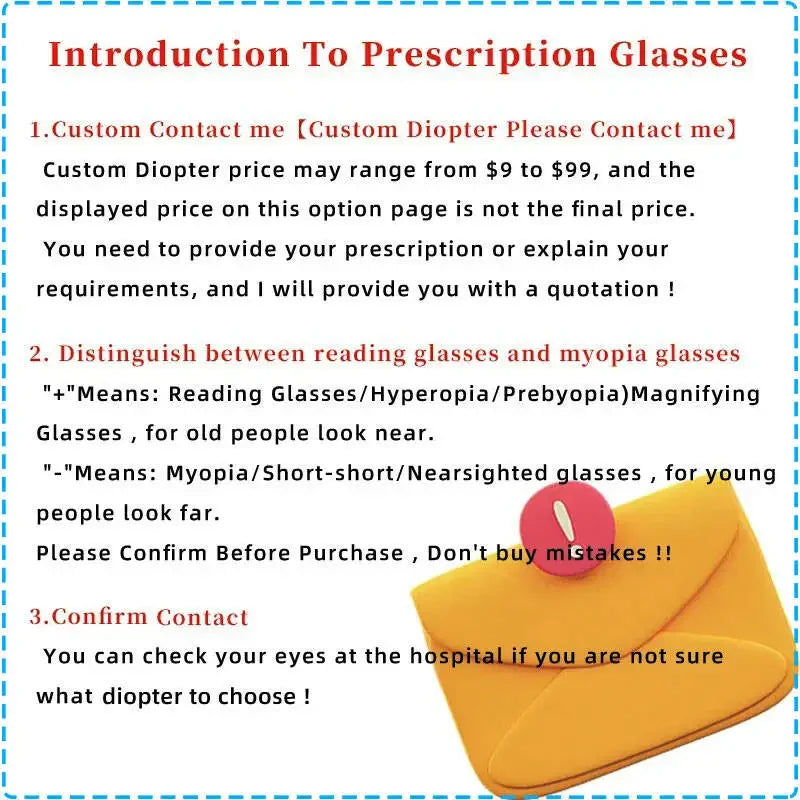 Anti Blue Light Square Thick Frames Reading Glasses Men Women Finished Presbyopic Eyewear Clear Len Prescription Optical Glasses