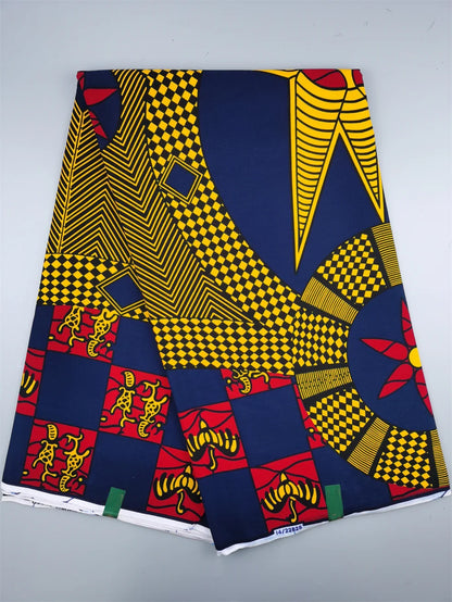 2024 New Hot Sale African Wax Veritable Wax Guaranteed Real High Quality wax print fabric Pagne African Ankara abc