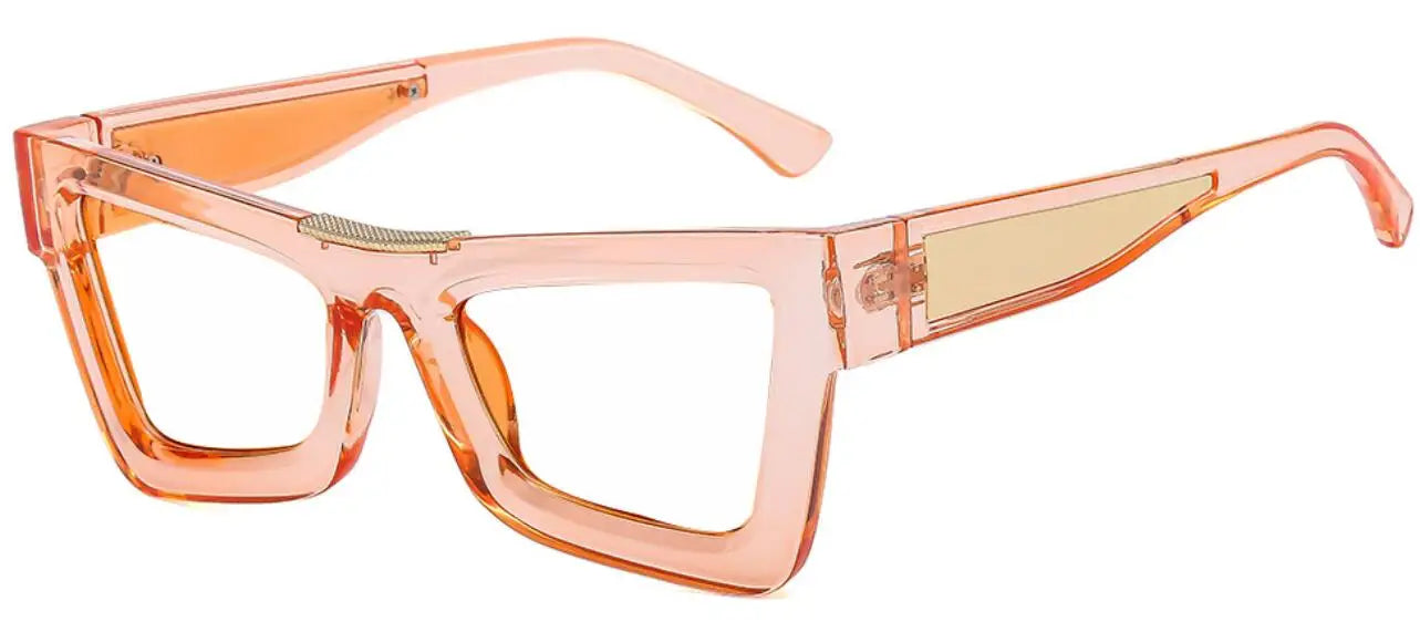 Fashion Personality Colorful Cat Eye Reading Glasses Women Men Luxury Big Frame Anti Blue Light Glasses Presbyopia Eyeglasses