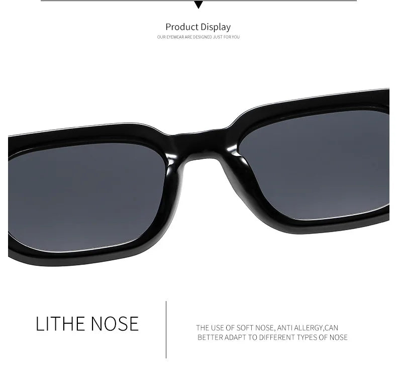 Small Square Eyewear Computer Glasses Frame Women Men Anti Blue Light Blocking Sunglasses Outdoor Zero-power Spectacle Eyeglass