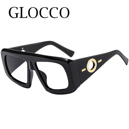 Big Square Anti Blue Light Reading Glasses Elegant Luxury Green Purple Gradient Eyeglasses Frames Prescription Hyperopia Eyewear