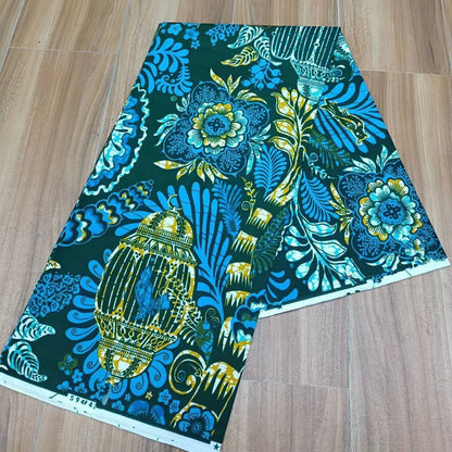 Ankara Fabric African Real Wax Print Cotton 100% New Design 2024 Tissus Wax Africain Patchwork Fabric For Dress 6yard Sales Soft