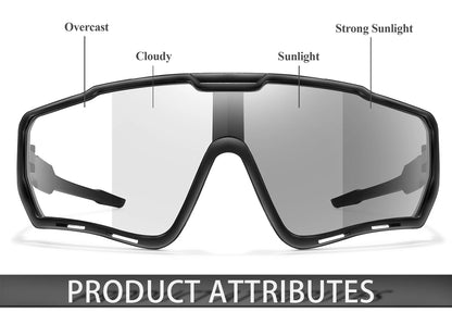 POAT Brand Men Women MTB Bike Bicycle Photochromic Eyewear Cycling Fishing Running Glasses New Style Sunglasses Sports