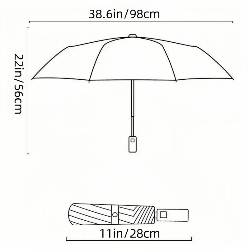 Lovely Pink Rilakkuma Umbrella Three Fold Eight Ribs Foldable Auto Umbrella UV Protection Sun Protection Sunshade Umbrella Sun U
