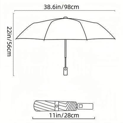 Lovely Pink Rilakkuma Umbrella Three Fold Eight Ribs Foldable Auto Umbrella UV Protection Sun Protection Sunshade Umbrella Sun U