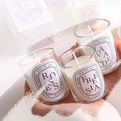 Transparent Romantic Aromatherapy Candle Lamp Gift Aromatherapy Candle Guest Gift Candle Wedding Candle Candle Jar