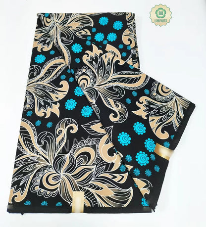 2025 Newest Ankara Real Wax Fabric Guaranteed Veritable African Wax Print Pagne Fabric 100% Cotton 6 Yards Ghana Style Dresses