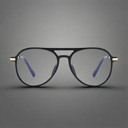 Vintage Double Beam Reading Glasses Unisex Hyperopia Presbyopia Diopters Glasses Frame Anti Blue Light Spectacles 0 +100 ~+400