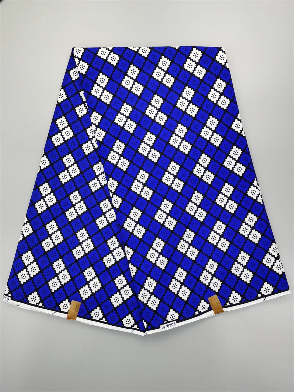 Dutch Hollandais Printed Fabric for African Classical Dress Veritable Real Wax Guaranteed 100% Cotton 6 Yards