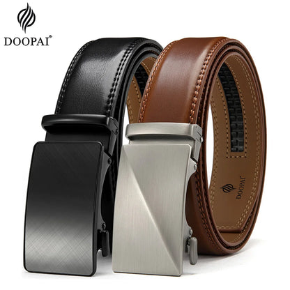 Men Leather Belt Automatic Buckle Belt Fashion Alloy Belts Genune Leather Luxury Belts for Men Business Luxury Designer Clothes