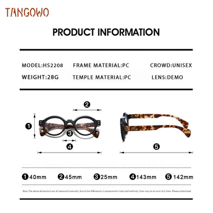 TANGOWO Optical Glasses Woman Myopia Eye Glass for Man Lunette De Lecture Femme Men's Eyeglasses Blue Light Lenses to Read Style
