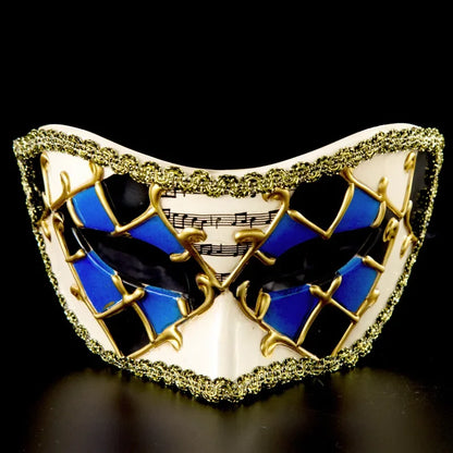 Retro Lace Edge Venetian Half Face Mask Funny Style for Halloween Celebrations Perfect Costume Prop for Masquerade Evening Party