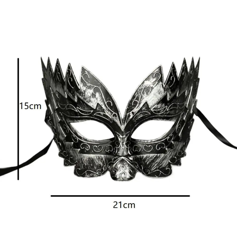 Carnival Masquerade Mask Costume 21 * 15cm Mardi Gras Masks Plastic Venetian Masks Decor For Masquerade Balls