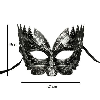 Carnival Masquerade Mask Costume 21 * 15cm Mardi Gras Masks Plastic Venetian Masks Decor For Masquerade Balls