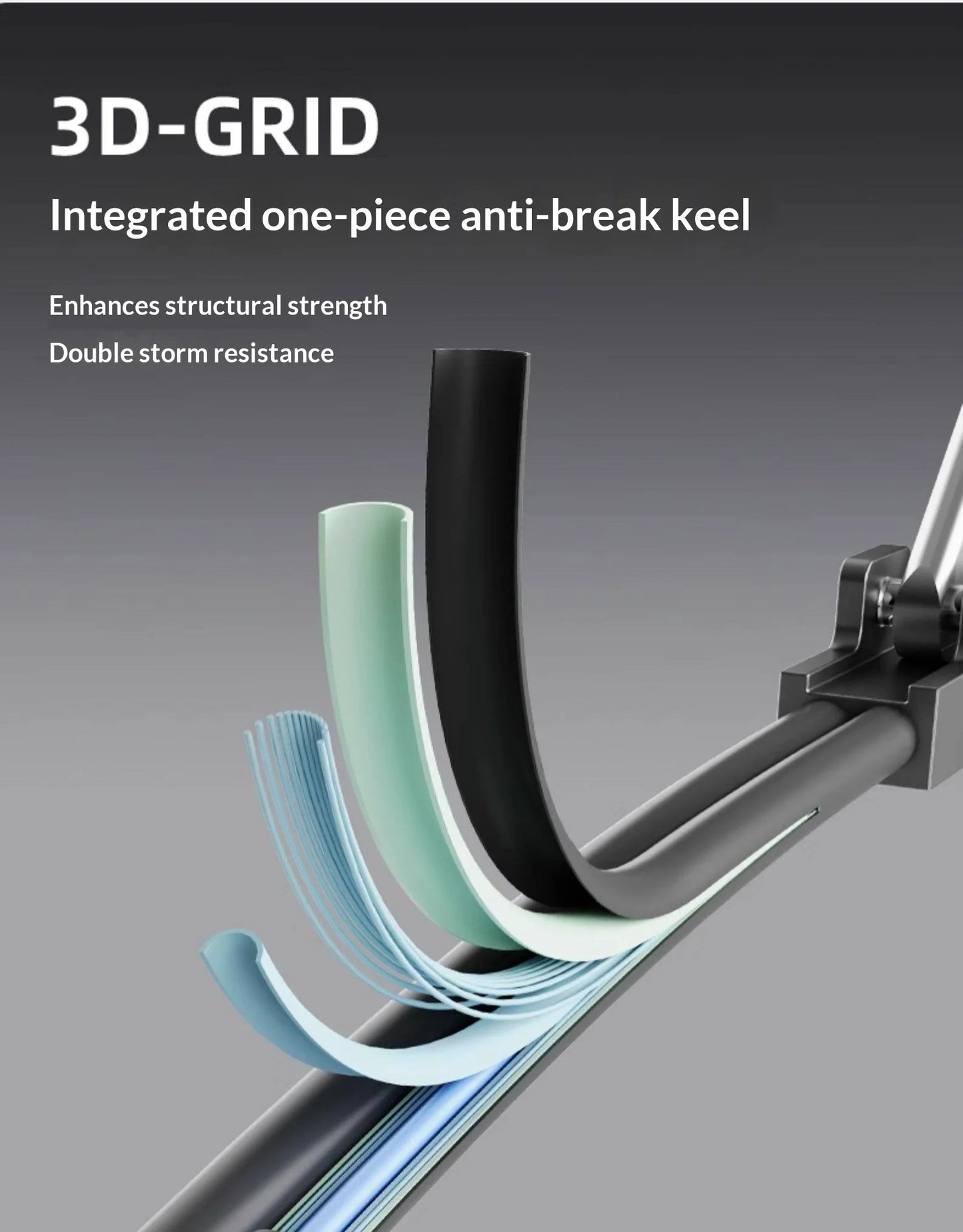 Fully automatic extra-large umbrella, thickened, reinforced, windproof, designed for heavy rain, reverse folding umbrella