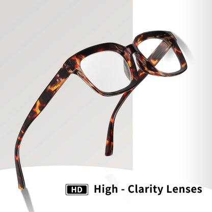 1pc Fashion Square Reading Glasses for Men Women Large Frame Presbyopia Eyeglasses High-definition Eyewear Paerde