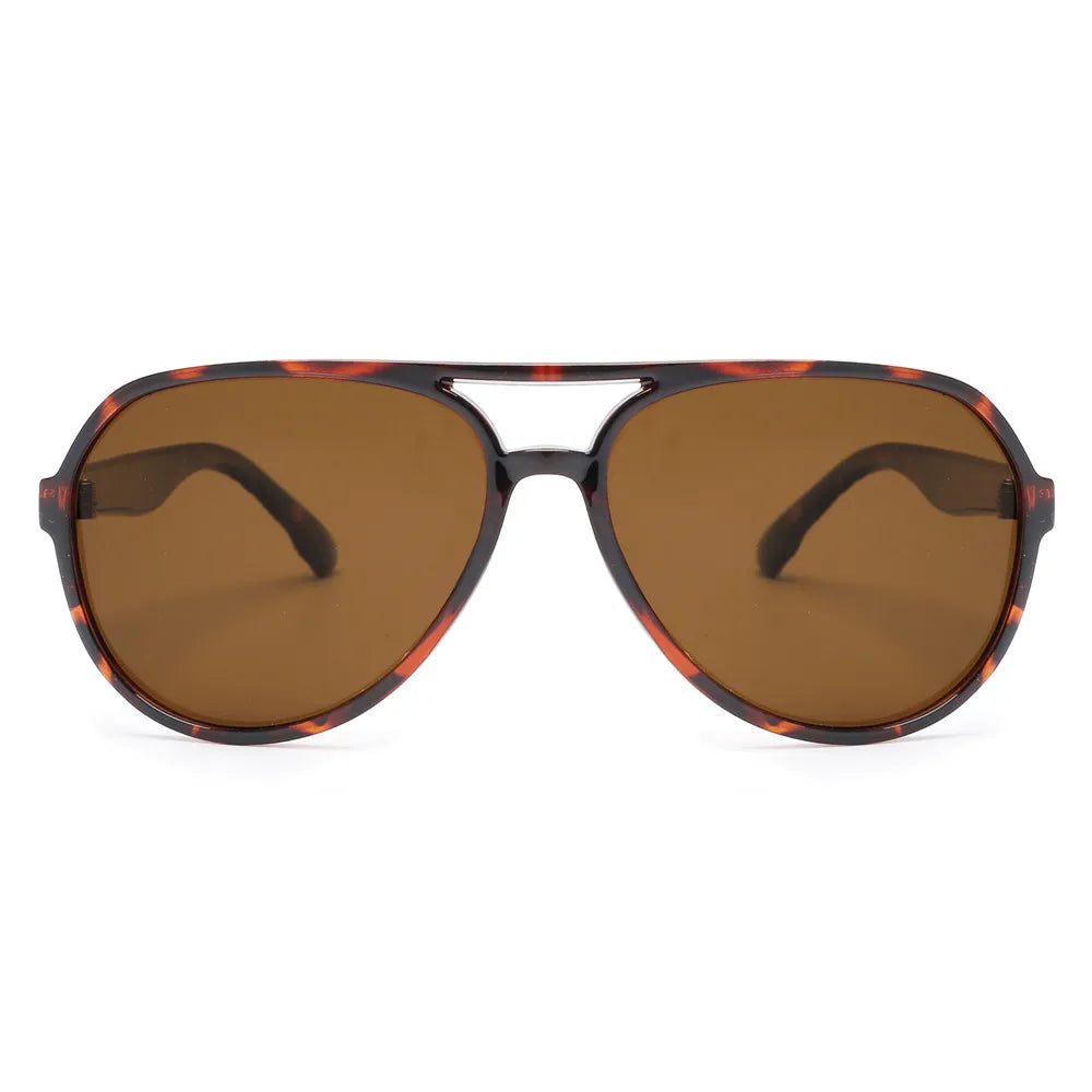 JIM Polarized Sunglasses Men Women, Ultralight Retro Aviator Shades for Driving Fishing UV400