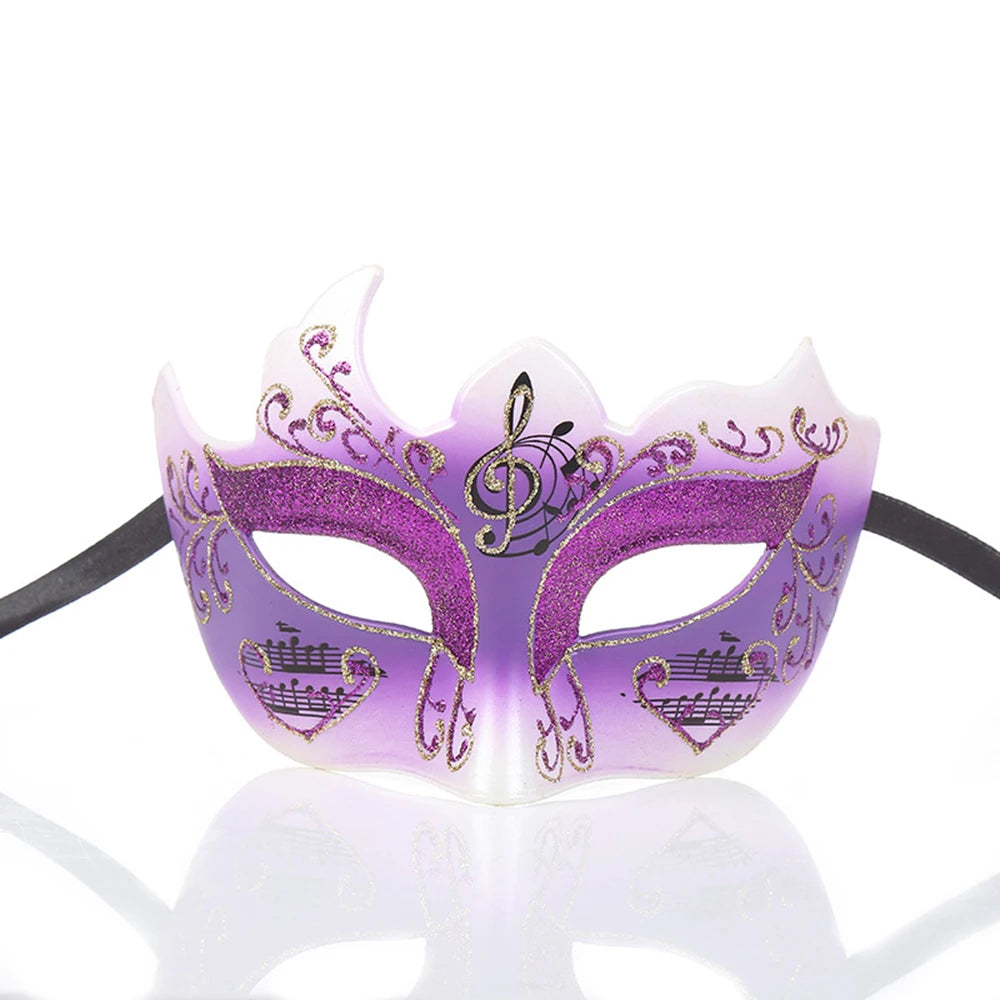 Vintage Style Painted Female Venetian Mask for Masquerade Carnival Halloween Costume Party Grand Events Cosplay Male Face Masks