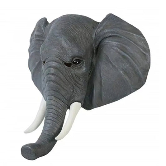 Elephant Head Mask Animal Mask Funny Halloween Head Mask Costume Cosplay Party Latex Mask Adult Prom Dress Up