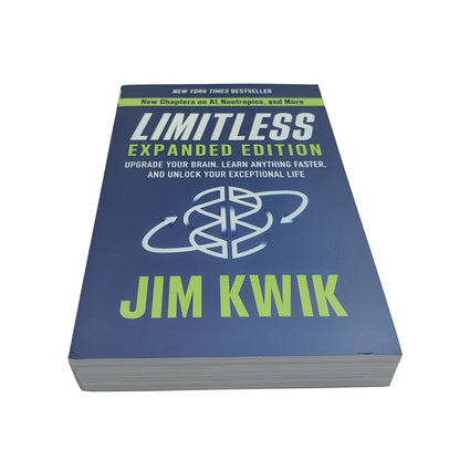 Limitless Expanded Edition By Jim Kwik Upgrade Your Brain, Learn Anything Faster, and Unlock Your Exceptional Life Paperback
