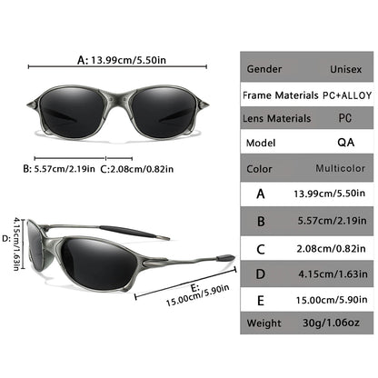 Men Women Sunglasses Metal and Plastic Light weight Frame UV400 Outdoor Sports Fishing Cycling Running, Hiking, Driving Goggles