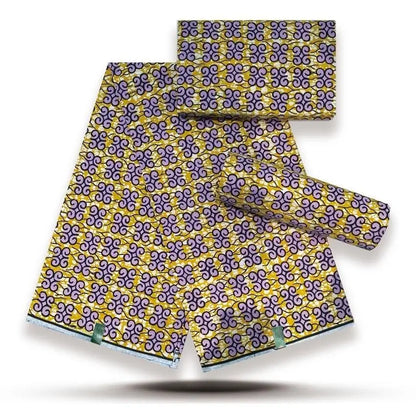 Veritable Super V Real Wax Guaranteed Wax Printed Real Dutch Hollandais Loincloth African Dress 100% Cotton Fabric 6 Yards Batik