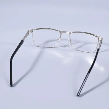Double Color Oversize Frame Reading Glasses For Men And Women Anti blue Light High Quality Square Presbyopia Glasses+175