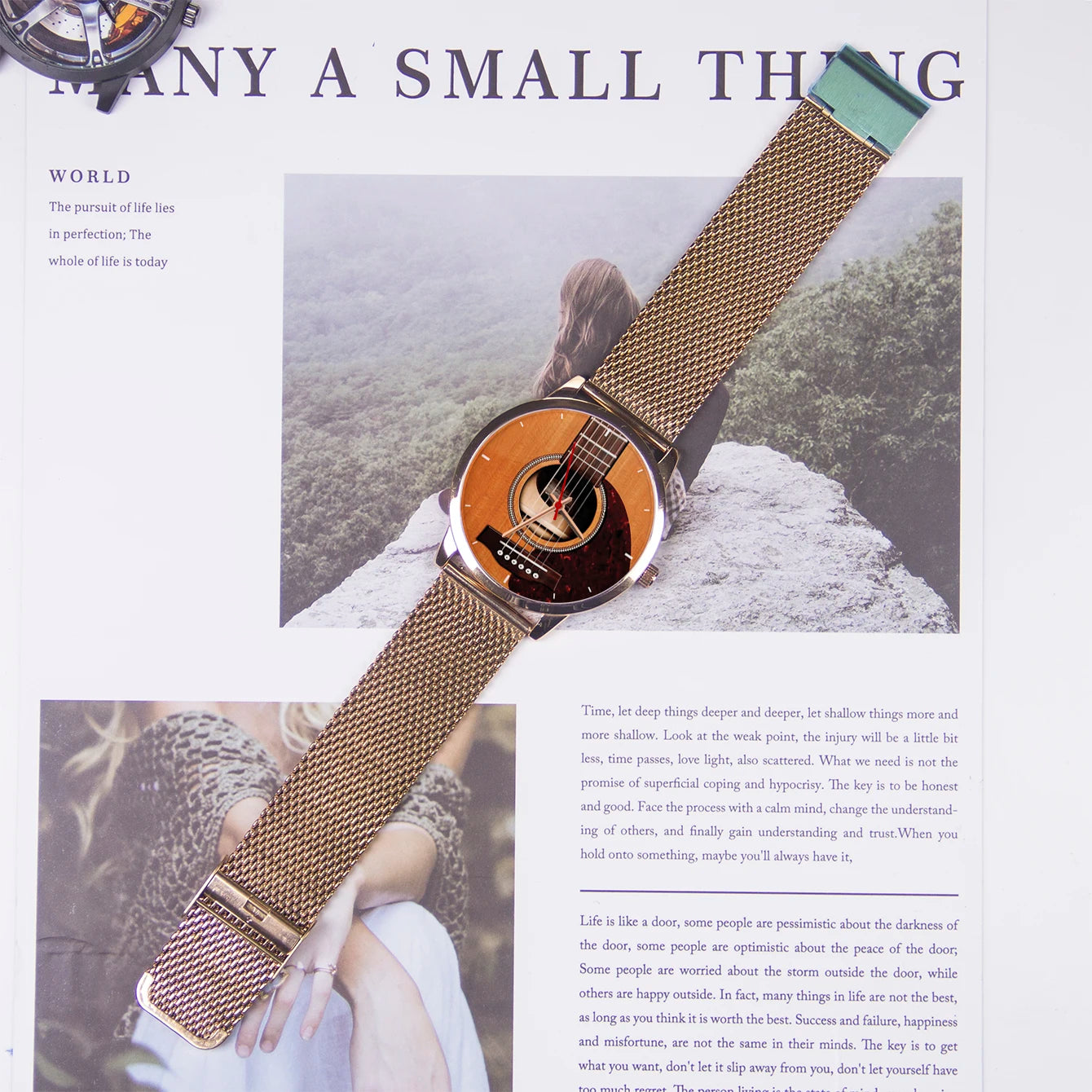 Name Field Watch Men Wrist Original Musical Instrument Bass Clock Wristwatch DIY Dial Logo Rare Watches Family Man Sports Watch