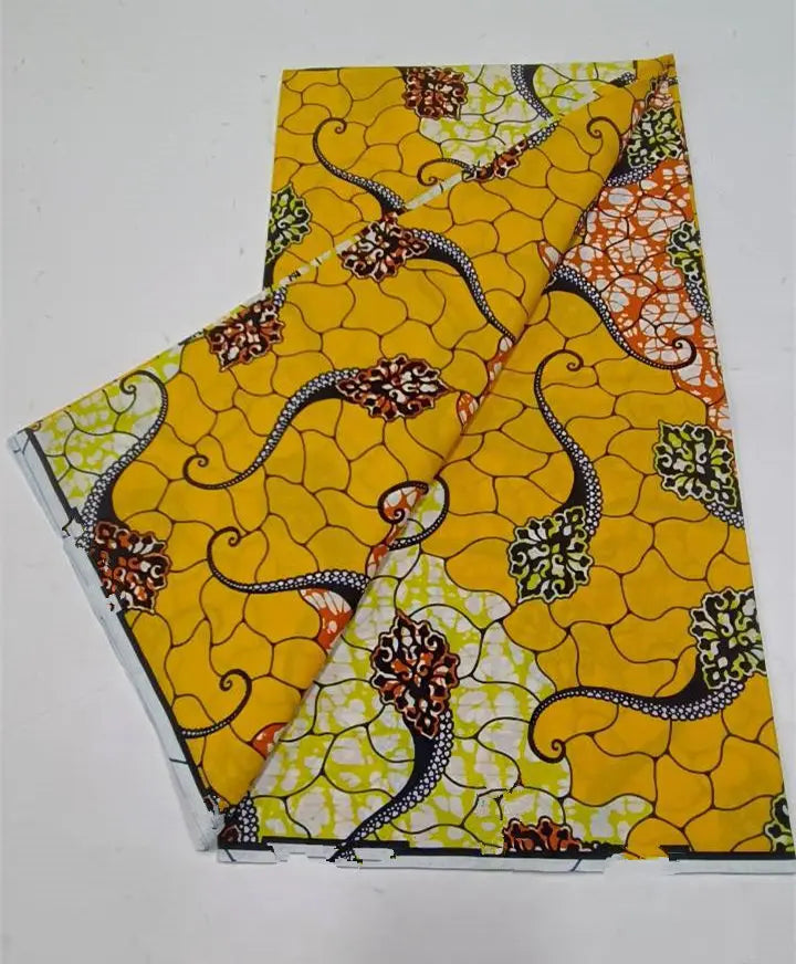 Ankara Wax Fabric 2024 High Quality African Wax Print Fabric 100% Cotton African Guaranteed Veritable Real Wax For Dresses