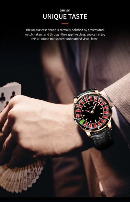 2024 Jacob&Co PINDU Design Men's Watch Top Brand Luxury Mechanical Leather Strap Men's Waterproof Montre Homme+ Exquisite Box