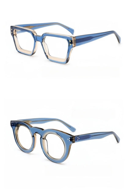 Acetate Reading Glasses Men Women High Quality Eyeglasses Retro Optical Presbyopic Eyewear Dioptric +50~+600 -50~-600