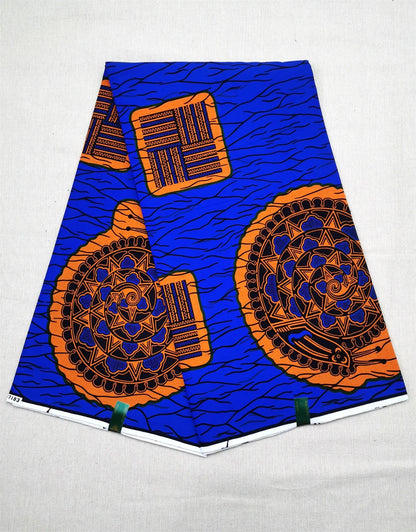 Dutch Ankara Wax Print Fabric High Quality Wax African Hollandais Fabric 100% Cotton Soft African Veritable Real Wax for Dress